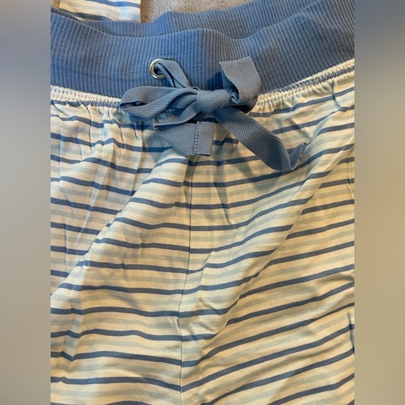 NEW Splendid Blue and White Striped Pajama Set - Picture 5 of 7